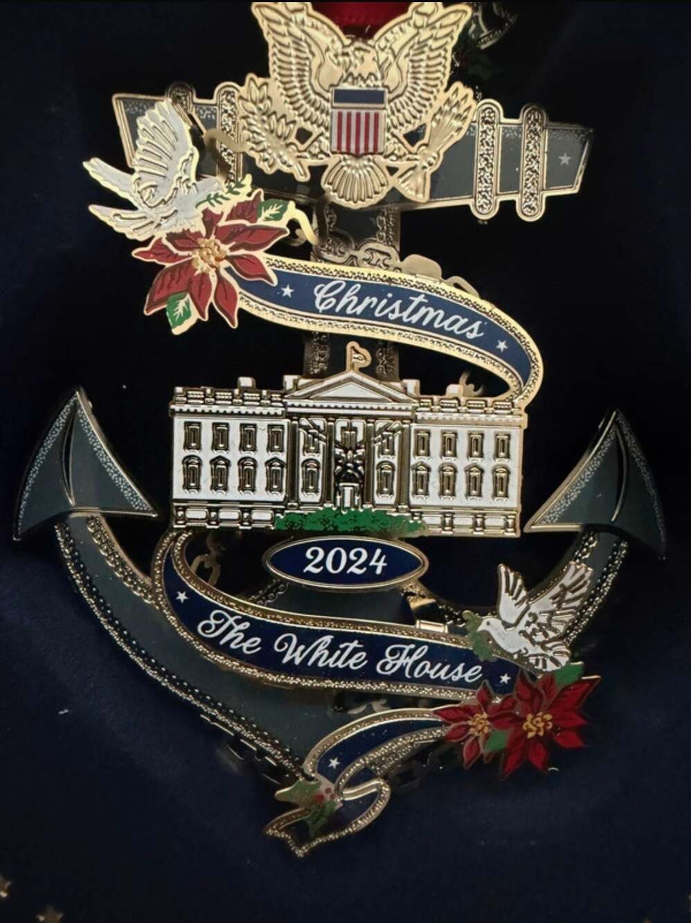 2024 White House Historical Association Jimmy Carter Christmas Ornament